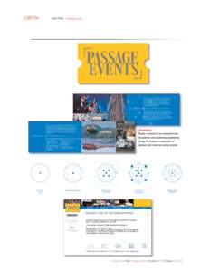 Case Study | Passage Events  Events are pervasive in American life. Every year there are 2,268 Major League Baseball games, 1,026 auto shows, 243 home and garden shows, 1,467 food festivals, and 1,217 antique shows, amon