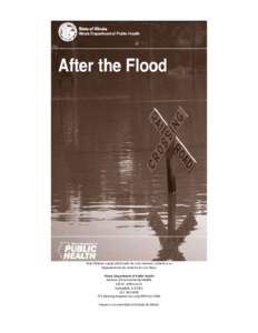 Para Obtener copias adicionales de este manual, contacte a su Departamento de salud local o escriba a Illinois Department of Public Health Division of Environmental Health 525 W. Jefferson St. Springfield, IL 62761