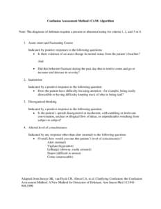 Microsoft Word - Confusion Assessment Method.doc