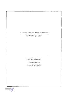 TREASURY REPORTING RATES OF EXCHANGE AS OF MARCH 31, 1968 TREASURY ]DEPARTMENT FISCAL SERVICE BUREAU OF ACCOUNTS