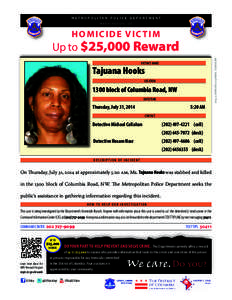 Homicide: Life on the Street / Metropolitan Police Department of the District of Columbia