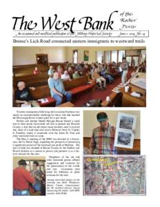 The West Bank An occasional and unofficial publication of the Midway Historical Society of the Rocher Perce