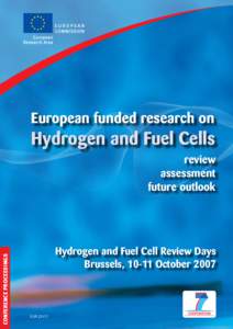European funded research on  Hydrogen and Fuel Cells CONFERENCE PROCEEDINGS