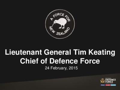 Lieutenant General Tim Keating Chief of Defence Force 24 February, 2015 COALITION CONTRIBUTIONS