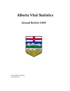 Alberta Vital Statistics Annual Review[removed]in full)