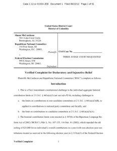 Case 1:12-cv[removed]JEB Document 1 Filed[removed]Page 1 of 51  United States District Court