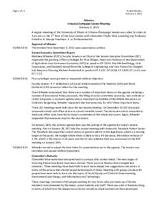 Page 1 of 11  Senate Minutes February 4, 2013  Minutes