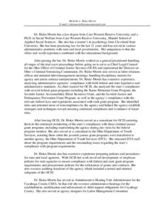 Economy of Ohio / Government of Ohio / Ohio Department of Job and Family Services / Evaluation methods / Florida Department of Children and Families / Program evaluation / Foster care / Administration of federal assistance in the United States / Ohio Department of Youth Services / State governments of the United States / Ohio / Evaluation