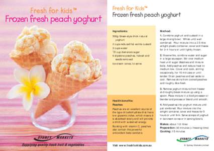 Yogurt / Ice cream / Peach / Custard / Food and drink / Dairy products / Desserts