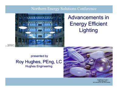 Microsoft PowerPoint - Roy Hughes - Advancements in Energy Efficienct Lighting.ppt