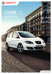 CENÍK  SEAT ALTEA Entry I-TECH