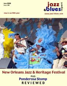 report  jazz &blues  June 2008