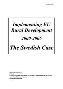 February[removed]Implementing EU Rural Development[removed]