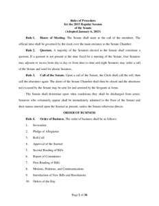 Standing Rules of the United States Senate /  Rule XXII / Quorum / Separation of powers / United States Senate / Belgian Senate / Standing Rules of the United States Senate /  Rule VII / Standing Rules of the United States Senate / Government / Public law