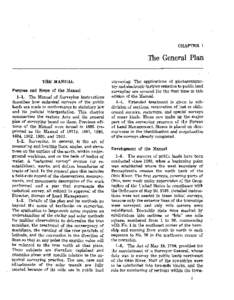 CHAPTER 1  The General Plan THE MANUAL Purpose and Scope of the Manual 1-1. The Manual of Surveying Instructions