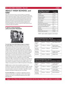 General Educational Development / Ged / Adult high school / University of Michigan Credit Union / Education / Education in Canada / Education in the United States