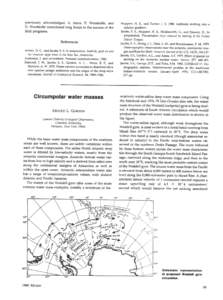 previously acknowledged, A. Amos, P. Woodroffe, and D. Woodroffe contributed long hours to the success of the field programs. References Ainley, D. G., and Jacobs, S. S. In preparation. Seabirds, pack ice and the antarct