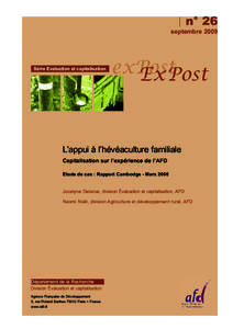 Expost 26 - Rapport capitalisation hévéa Cambodge version finale -ALP-JDML