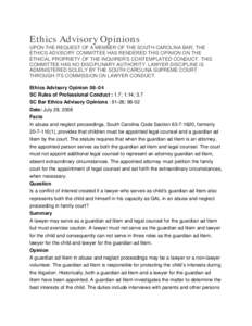 Microsoft Word - Ethics Advisory Opinion 08-04