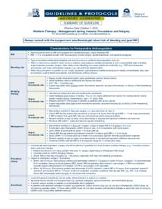 Teratogens / Warfarin / Epidural / Stroke / Thrombosis / Anticoagulant / Invasiveness of surgical procedures / Management of atrial fibrillation / Hypercoagulability in pregnancy / Medicine / Ketones / Rodenticides