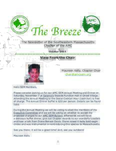 The Breeze!  The Newsletter of the Southeastern Massachusetts Chapter of the AMC  !