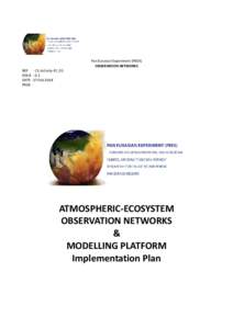 REF : C1-Activity-F2_01 ISSUE : 0.1 DATE :27.Feb.2014 PAGE :  Pan Eurasian Experiment (PEEX)