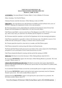 Meetings / Local government in Connecticut / Local government in Massachusetts / Local government in New Hampshire / Joseph Poelaert / Local government in the United States / Kingston /  Massachusetts / Minutes / East Kingston /  New Hampshire / State governments of the United States / Government / New England