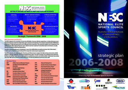 �������������� �������������� AUSTRALIA’S NATIONAL NETWORK OF SPORTS INSTITUTES AND ACADEMIES effective national network