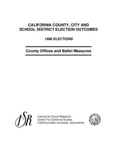 1997 COUNTY, CITY AND SCHOOL DISTRICT ELECTION DATES BY COUNTY