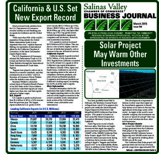 Salinas Valley / Monterey County /  California / Salinas / Monterey /  California / California State University /  Monterey Bay / Geography of California / Geography of the United States / Salinas /  California