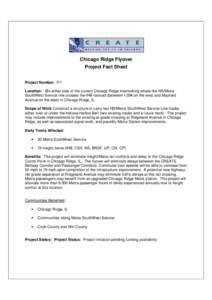 Rail transportation in the United States / SouthWest Service / BNSF Railway Line / Chicago Ridge / Union Station / Milwaukee District/North Line / Milwaukee District/West Line / Metra / Chicago metropolitan area / Illinois