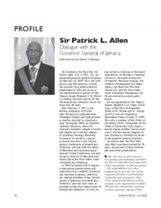 PROFILE Sir Patrick L. Allen