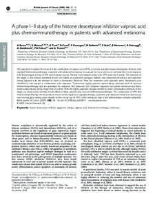 British Journal of Cancer[removed], 28 – 36 & 2009 Cancer Research UK All rights reserved 0007 – [removed] $32.00