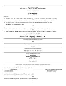 UNITED STATES SECURITIES AND EXCHANGE COMMISSION WASHINGTON, D.C[removed]FORM 20-F (Mark One)