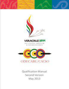 Qualification Manual Second Version May 2013