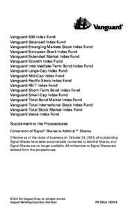Financial services / Exchange-traded funds / Collective investment schemes / Mutual fund / Stock market index / Index fund / Net asset value / The Vanguard Group / Closed-end fund / Financial economics / Investment / Funds