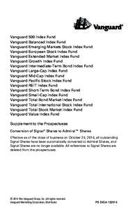 Vanguard REIT ETF Prospectus