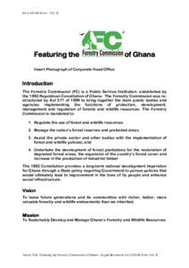 For LANAR News – Vol. II  Featuring the -  of Ghana
