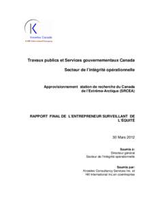 Public Works and Government Services Canada