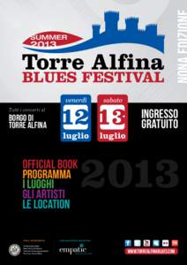 INGRESSO GRATUITO Tutti i concerti al  BORGO DI