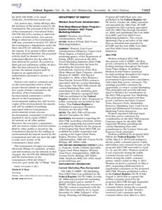 Federal Register / Vol. 76, No[removed]Wednesday, November 16, [removed]Notices fax[removed]–6509, or by email [removed]. Any person may, within 60 days after the issuance of the instant notice by t