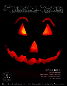 October 2007 • Volume 57 Number 9  MAGAZINE In This Issue: Halloween Haunts