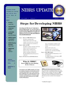 ARKANSAS CRIME INFORMATION CENTER ONE CAPITOL MALL LITTLE  NIBRS UPDATE