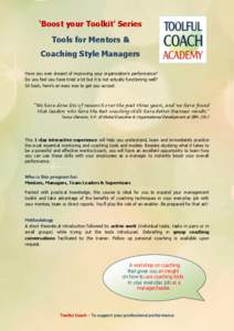 Coaching / Mentorship / Coach / Skill / Team / Education / Educational psychology / Life coaching