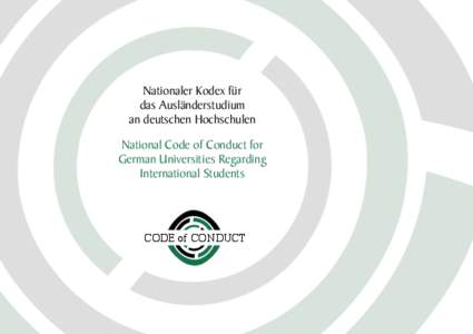 Nationaler Kodex für das Ausländerstudium an deutschen Hochschulen