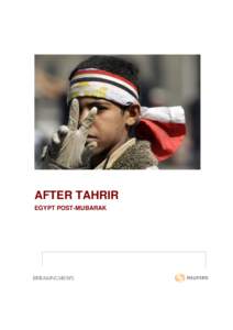 AFTER TAHRIR EGYPT POST-MUBARAK EGYPT POST-MUBARAK  PREFACE