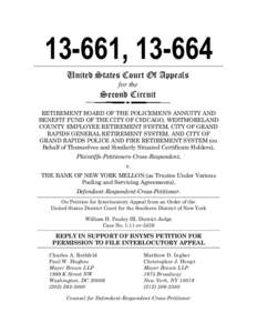 13-661, [removed]United States Court Of Appeals for the Second Circuit RETIREMENT BOARD OF THE POLICEMEN’S ANNUITY AND