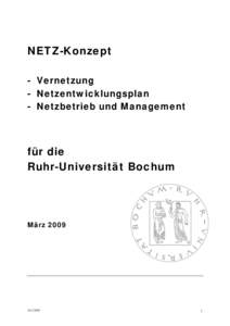 NETZ-Konzept - Vernetzung - Netzentwicklungsplan - Netzbetrieb und Management  für die