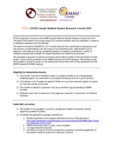 Microsoft Word - CFID-AMMI Canada studentship announcement 2015 English_b.doc