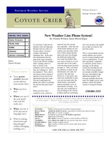 NOAA Weather Radio / Tucson /  Arizona / Weather forecasting / Arizona / Meteorology / United States / Physical geography / Weather Star III / The Weather Channel / Television technology / National Weather Service